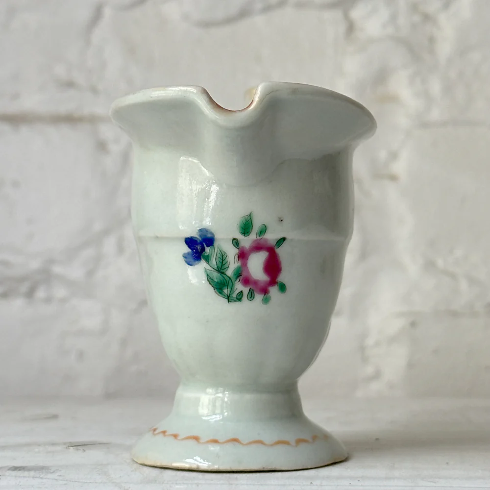 18th-century Chinese Qing Porcelain Helmet Pitcher - Image 6