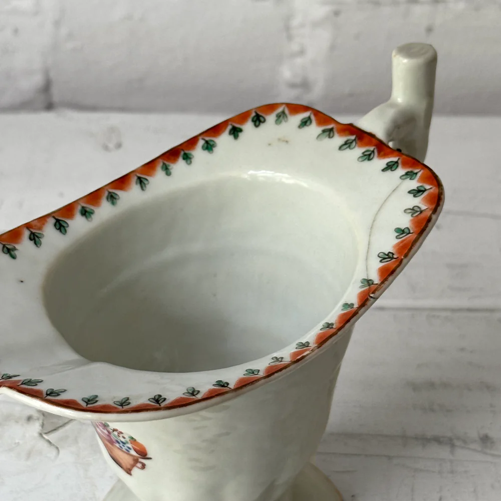 18th-century Chinese Qing Porcelain Helmet Pitcher - Image 3