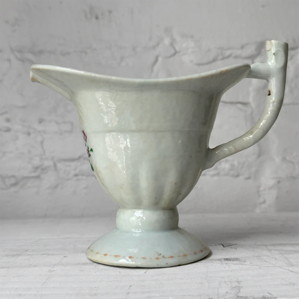 18th-century Chinese Qing Porcelain Helmet Pitcher Pitcher - Image 5