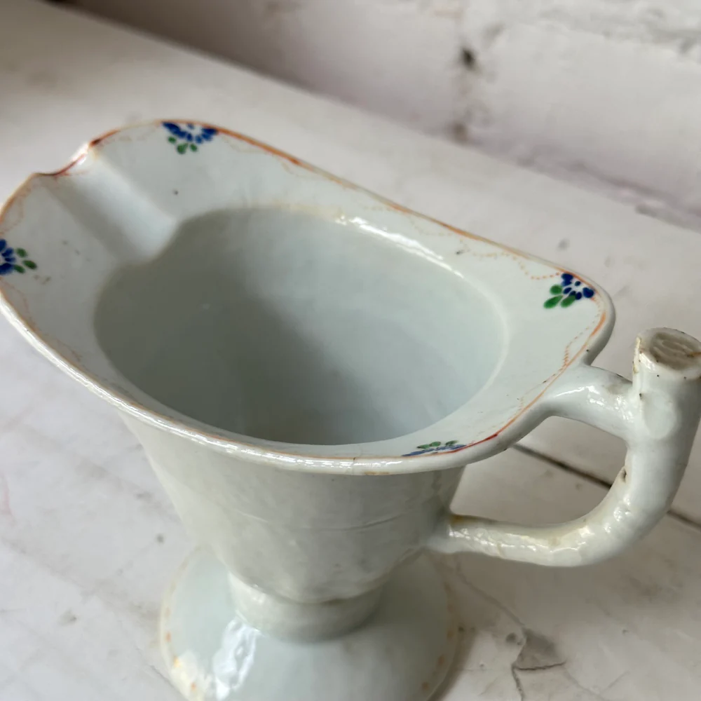 18th-century Chinese Qing Porcelain Helmet Pitcher Pitcher - Image 6