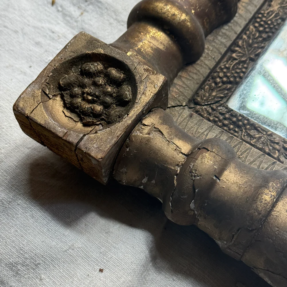 18th-century Early American Federal Mirror - Image 6