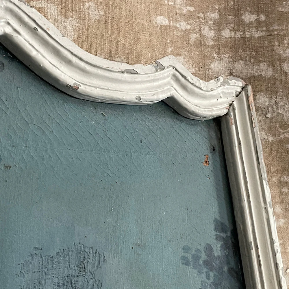 18th Century French Mirror with Painting - Image 3