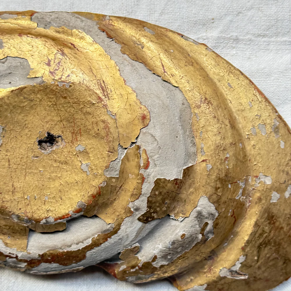 18th-century Set of 5 Italian Gilt Clouds - Image 5