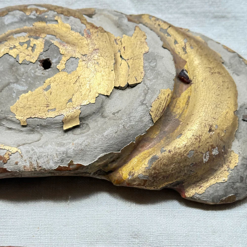 18th-century Set of 5 Italian Gilt Clouds - Image 7