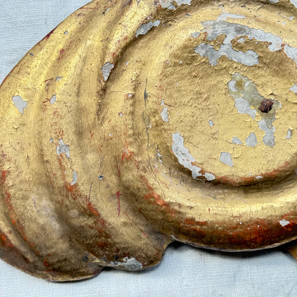 18th-century Set of 5 Italian Gilt Clouds - Image 8