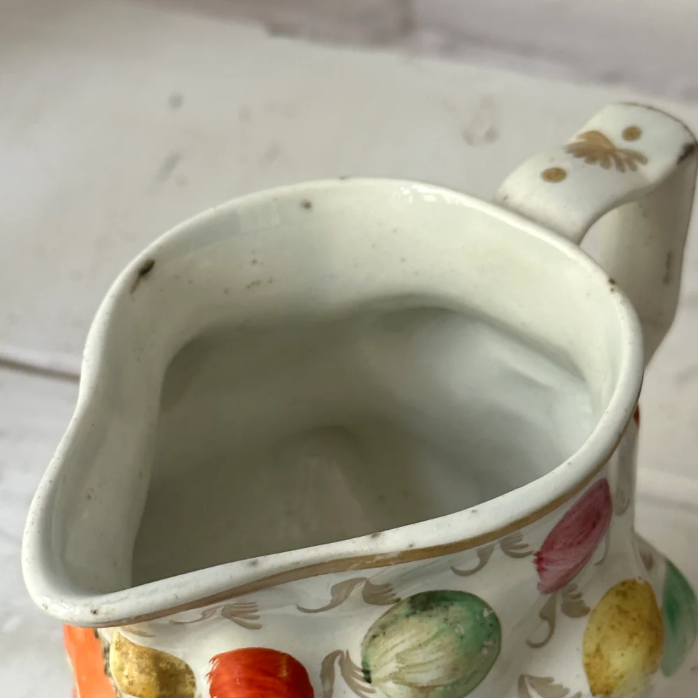 19th-century English Staffordshire Satyr Small Pitcher - Image 5