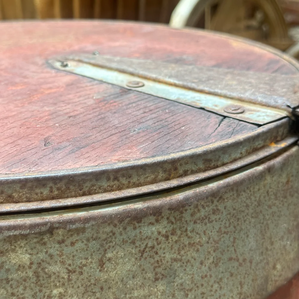 19th-century Painted Barrel - Image 5