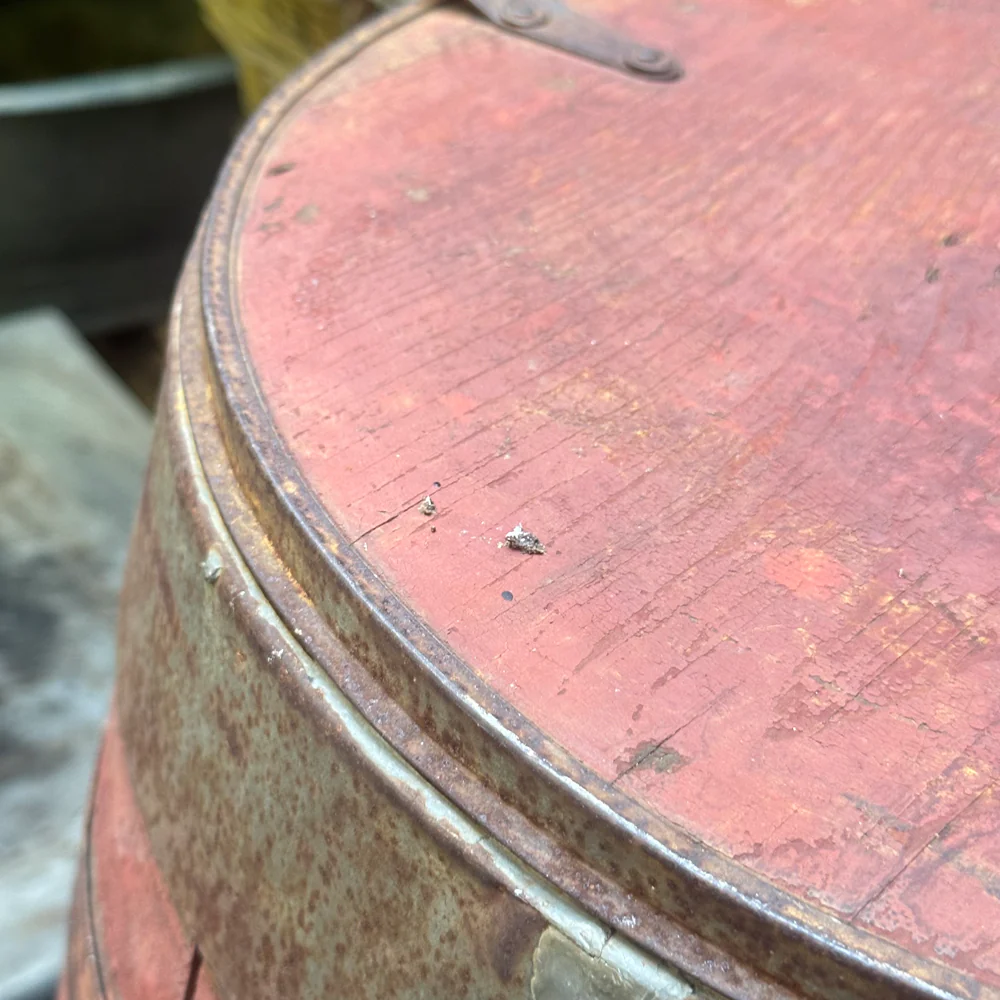 19th-century Painted Barrel - Image 6