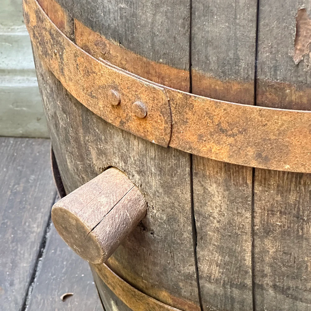 19th-century Painted Barrel - Image 8