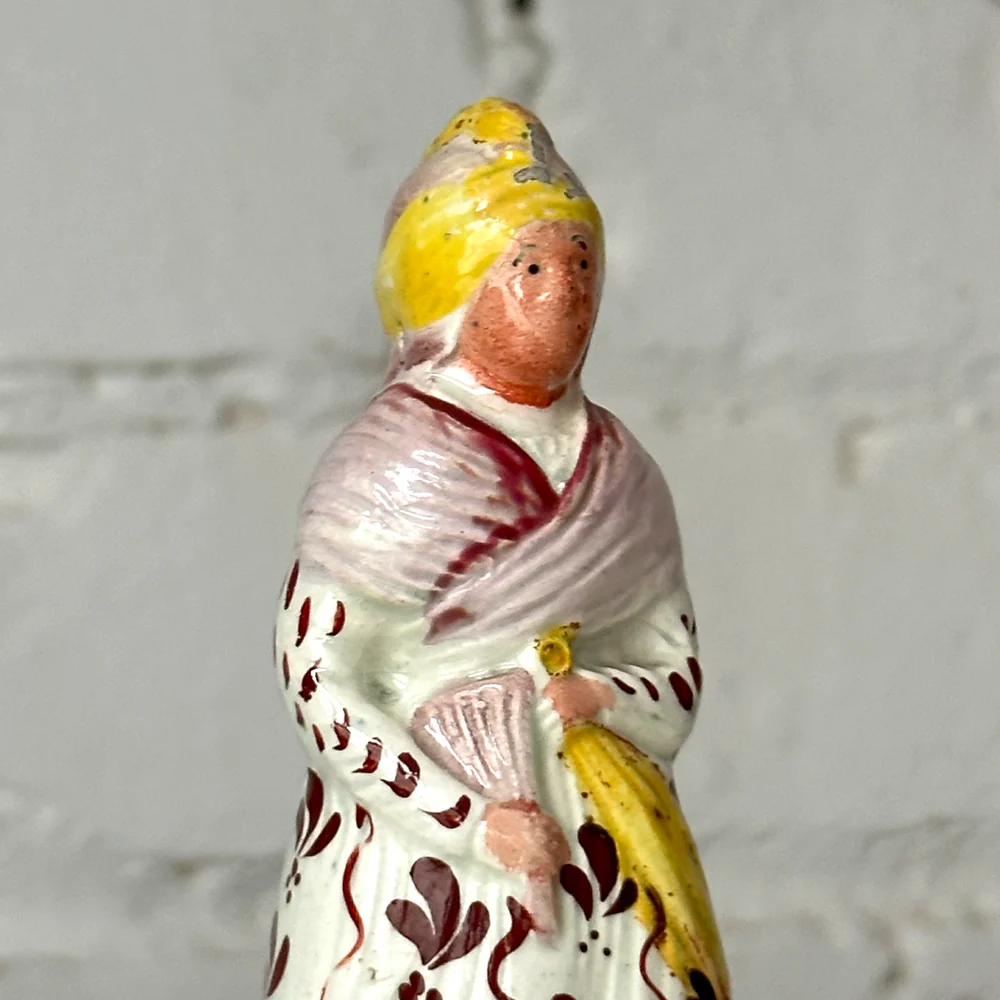 19th-century Porcelain Staffordshire Turkish Figurine - Image 3