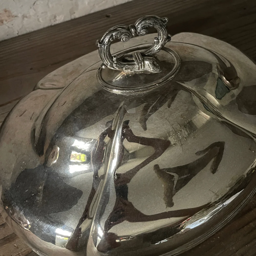 Antique Silver Plated Swedish Food Dome (No. 2) - Image 4