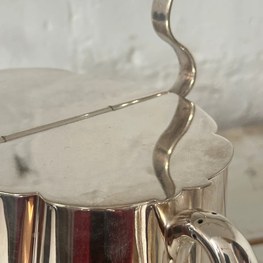 Antique Silver-Plated Watering Can Teapot - Image 5