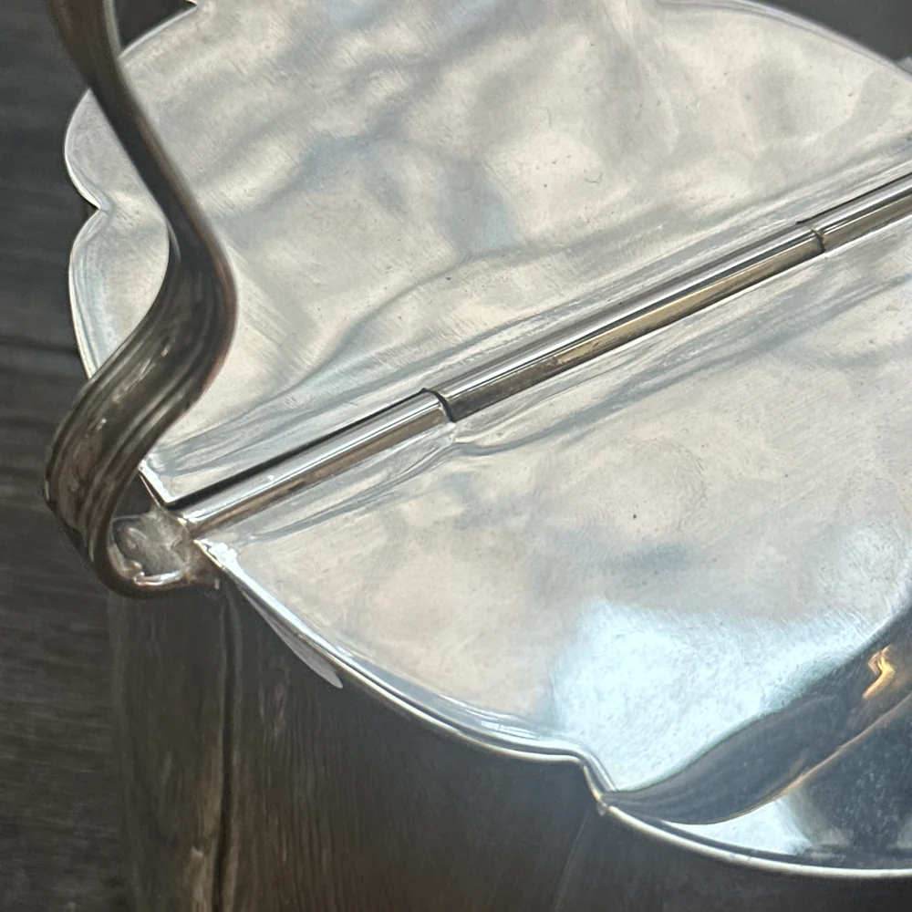 Antique Silver-Plated Watering Can Teapot - Image 7