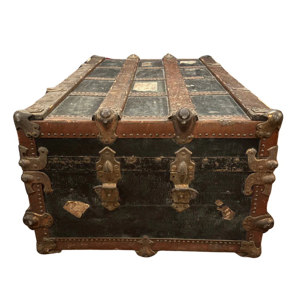 Antique Steamer Trunk - Image 5