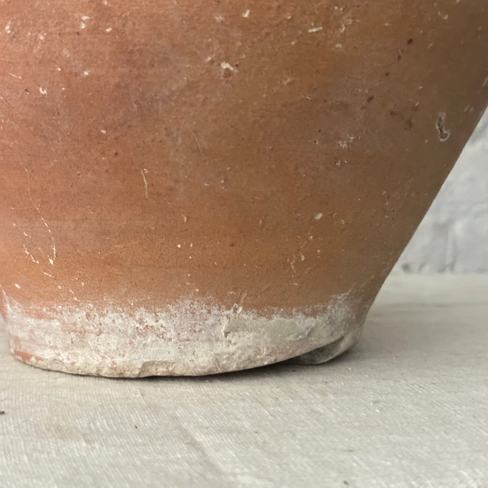 19th Century French Ceramic Pitcher Brown Glaze with Accents (CV09) - Image 4