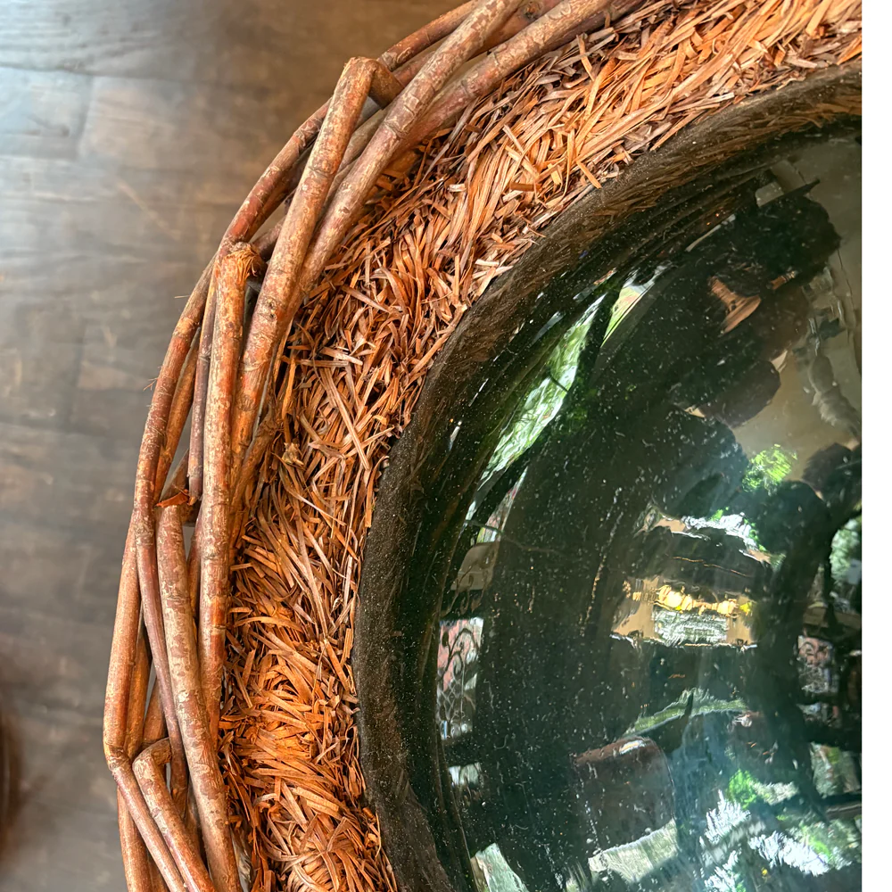 Early 20th-century European Blown Glass Cased Demijohn - Image 3