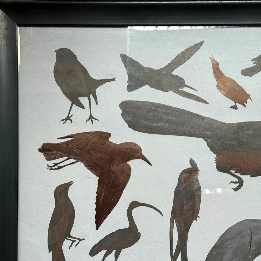 Framed Mike Miller Bird Silhouette Collage - Image 4