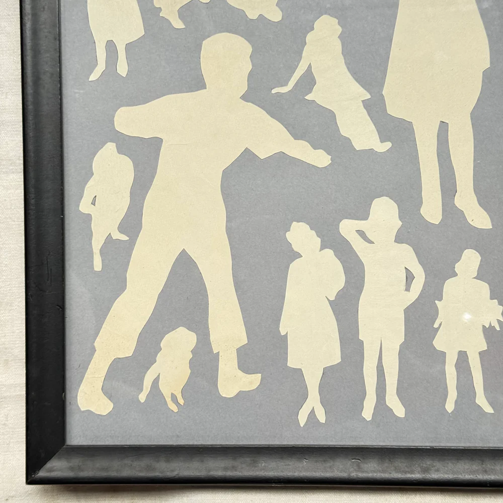 Framed Mike Miller Silhouette Collage #3 - Image 8