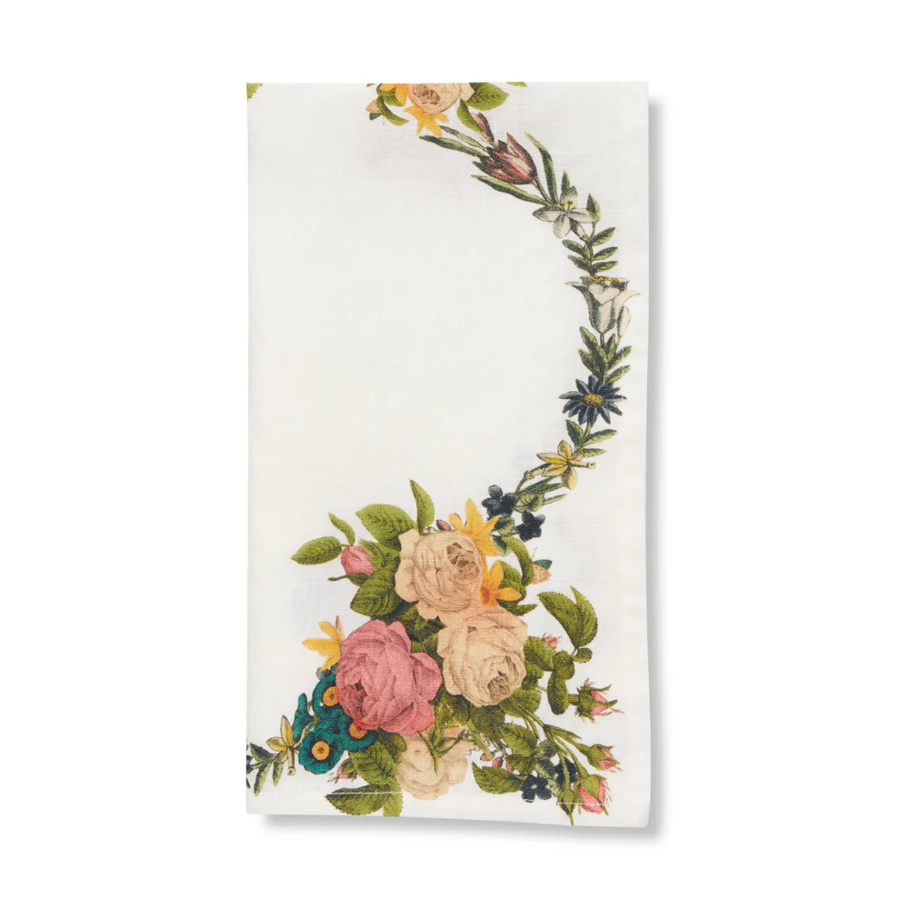 Summerill & Bishop x John Derian "Feast" Linen Napkin Set of 6 - Image 3